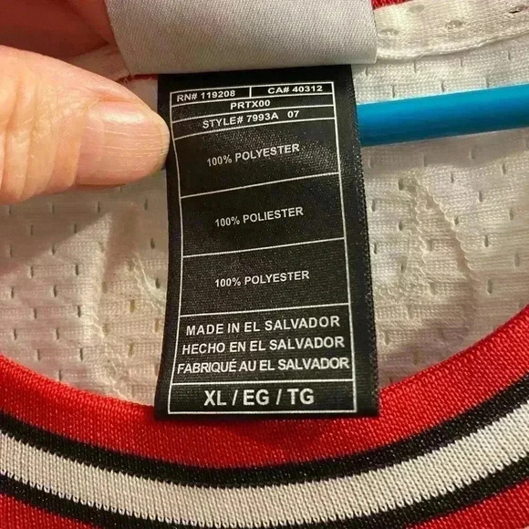 Tyrus Thomas stitched Jersey Adidas NBA Chicago Bulls #24 Men’s size XL - Picture 8 of 11